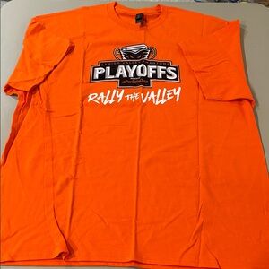 Orange Rally the Valley Playoffs T-Shirt Lehigh Valley Phantoms SGA